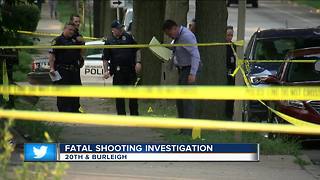 Milwaukee Police investigating fatal shooting near 20th and Burleigh