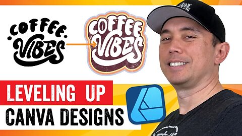Step by Step Tutorial to Level Up Canva Designs and Give Them A Vintage Look in Affinity Designer
