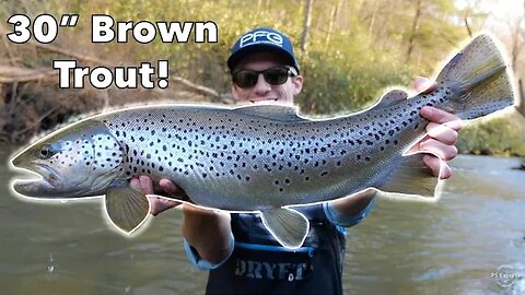 I CAUGHT THE FISH OF A LIFETIME!! (30 + Inch Brown Trout!)