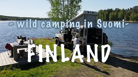 Last week wild camping and overloading in Finland with our DEFENDER (EP 14 - World Tour Expedition)