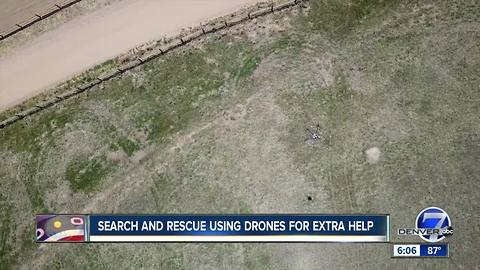 Colorado search and rescue teams are using drones to find lost adventurers