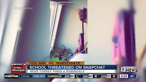 Threat in school Snapchat video may lead to terroristic threat charges