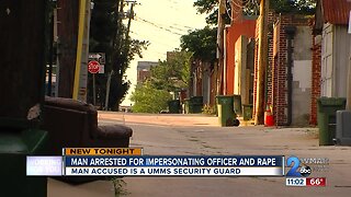 Security guard impersonating police officer arrested, charged with sexual assault