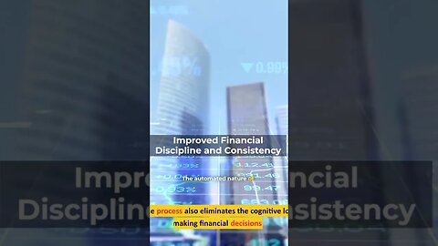 Improved financial discipline and consistency