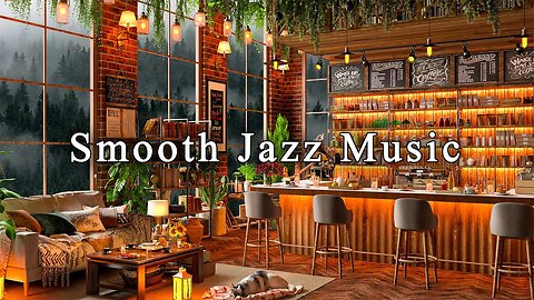 Cozy Night Jazz ~ Smooth Jazz Music in Cozy Coffee Shop Ambience ☕ Relaxing Jazz Instrumental Music