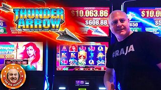 Full Screen of Money! 🦖 Thunder Arrow Jurassic Queen Slot Jackpot Bonus Wins!