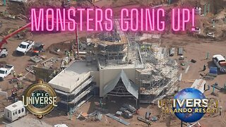 Monsters Portal Showing! Epic Universe Construction Update | Universal Orlando Resort