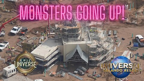 Monsters Portal Showing! Epic Universe Construction Update | Universal Orlando Resort