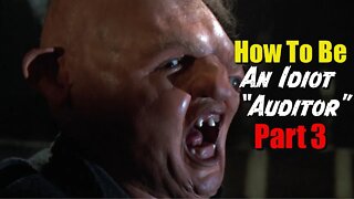 How To Be An Idiot "Auditor" Part 3
