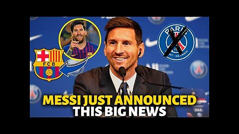 🚨URGENT! LOOK WHAT MESSI SAID ABOUT GOING BACK TO BARCELONA! BARCELONA NEWS TODAY!