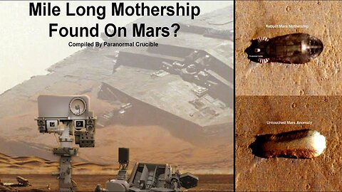 Mile-Long Spacecraft on Mars | NASA covered the secret from us