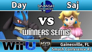 ONI|Day (Lucario) vs. Saj (Peach) - SSB4 Winners Semis - Smash Conference 41