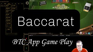 Baccarat BTC App Play|| $100 Bets?