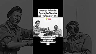 Avanço Polonês: Operação Totalise na França de 1944 🌾🇵🇱 #ww2 #war #guerra