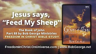 Jesus says, “Feed My Sheep” | The Book of John P88 by BobGeorge.net | Freedom In Christ Bible Study