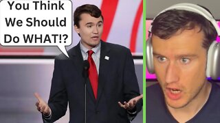 Charlie Kirk Owns Liberal College Student About "Democracy"
