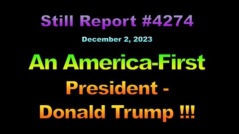 An America-First President - Donald Trump Ad, 4274
