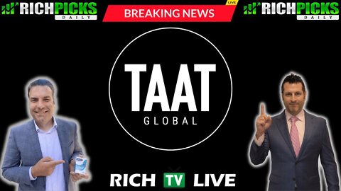 Taat Global Alternatives CEO Setti Coscarella exclusively on RICH TV LIVE