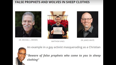 FALSE PROPHETS AND WOLFS IN SHEEP CLOTHING