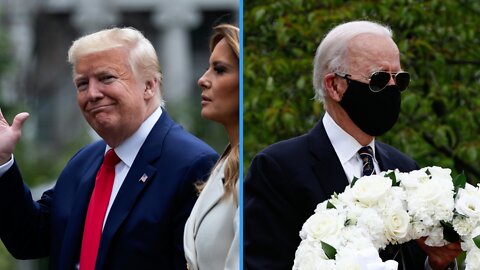 President Trump, Former VP Biden Take Part in Memorial Day Observances