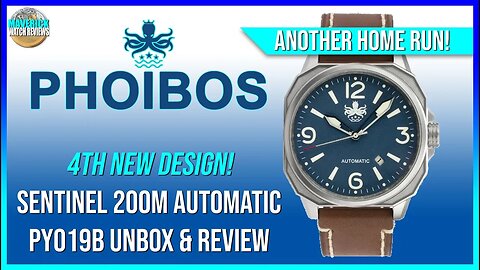 Best Phoibos Yet? | Phoibos Sentinel 200m Automatic PY019B Unbox & Review