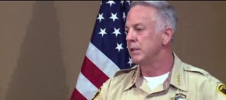 LVMPD Sheriff addresses protest arrests