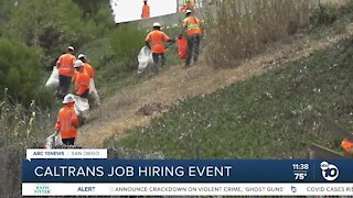 Caltrans holds job hiring event in San Diego