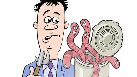 Idiom: Open a can of worms (picture, meaning, example, pronunciation)