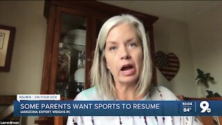 UArizona expert weighs in on returning to sports