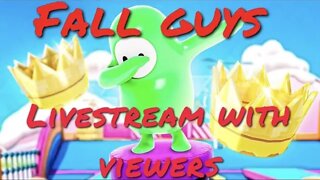 Fall Guys Live Stream- CUSTOMS with Viewers | Session #63