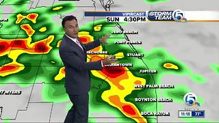 Saturday 11pm weathercast