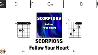 SCORPIONS Follow Your Heart FCN GUITAR CHORDS & LYRICS