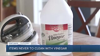 9 things you should never clean with vinegar