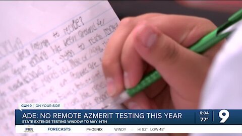 ADE: No remote AzMERIT testing this year