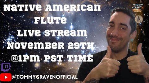 Live Stream! Native American Flute Music! Looping! 11/29/2022