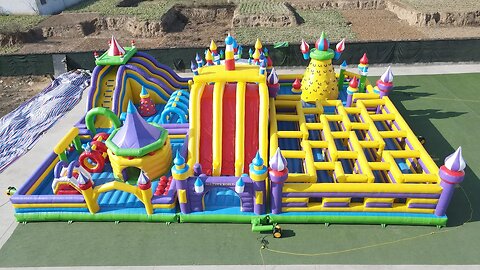Fantasy Super Giant Fun City #inflatablepark#factorypark #factoryslide #bounce #castle #inflatable