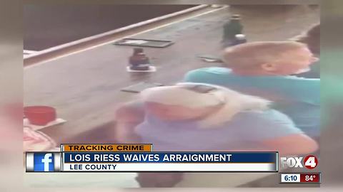 Lois Reiss waives arraignment