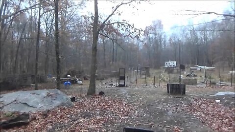 Wet Rainy Day Deer Hunting At The Off Grid Homestead