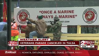 Tulsa Veterans Day Parade canceled for Monday, some still march on