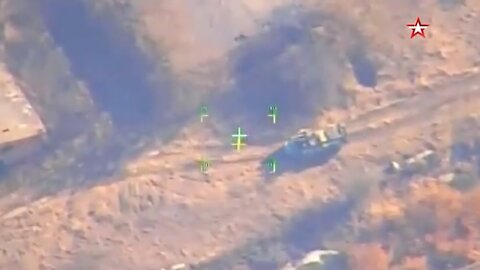 Russian Orlan-10 Observes Strike on the Ukrainian Reconnaissance Battalion