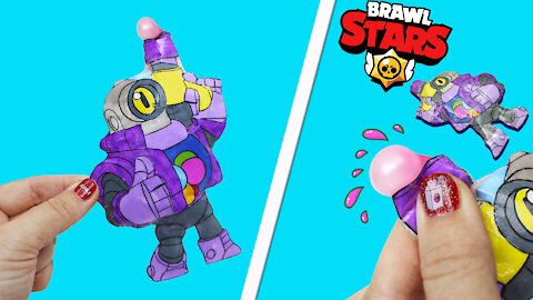 FIDGET TOY / Making Squishy out of Brawl Stars paper / DIY Stress Toys