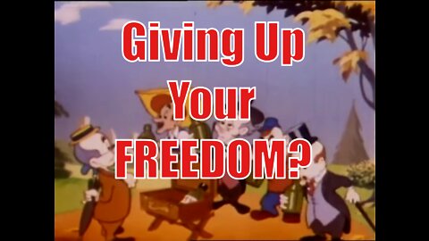 Harding College Cartoon About American Freedom 1940s