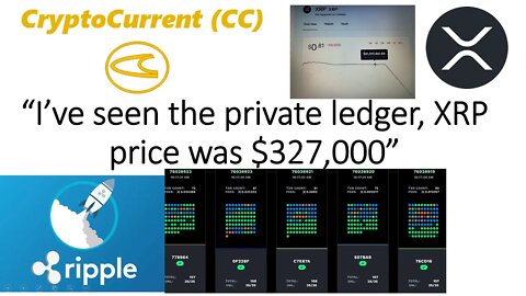 "I've seen the private ledger, XRP price was $327,000" (shorts highlight).