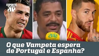 OLHA o que VAMPETA falou ANTES de Portugal x Espanha!