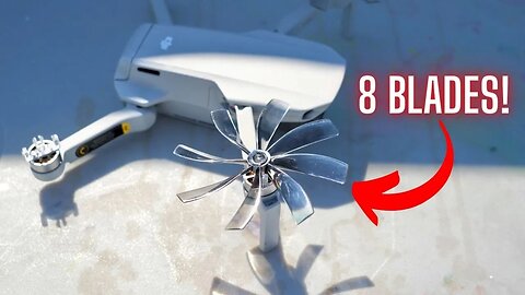 These 8-blade Stealth Propellers Will Ruin Your Motors - 3D Printed Propeller adapter for DJI Mini 2