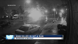 Surveillance video shows fatal hit-and-run crash that killed Milwaukee man