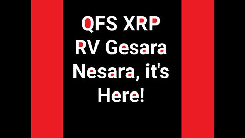 David Straight "Confirms it all! Lobstr QFS XRP RV Gesara Nesara, it's Here! We MUST Demand it!