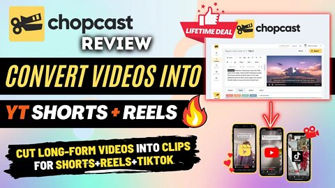 Chopcast Review (Know Everthing) - Turn 1 Video into 100+ Short Engaging Videos for Shorts & Reels🔥