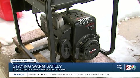 TFD: Beware of carbon monoxide poisoning from generators