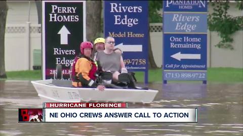 Northeast Ohio crews head to North Carolina head of Hurricane Florence